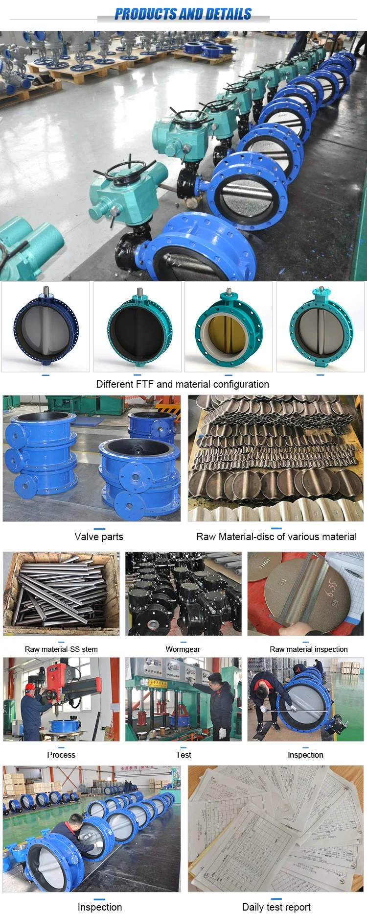 Ductile Iron Soft Seal Concentric Electric Butterfly Valve for Flow Control China Tianjin Ots