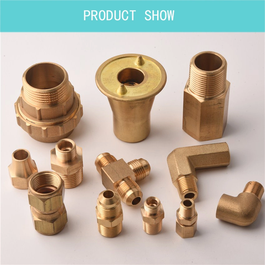 Brass Double Pipe Elbow Coupling Union Sanitary Tap Connector Fitting for Water