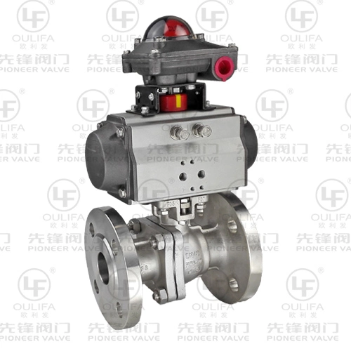 2PC China Flanged Ball Valve Full Bore with Mounting Pad (PQ41F-150Lb)