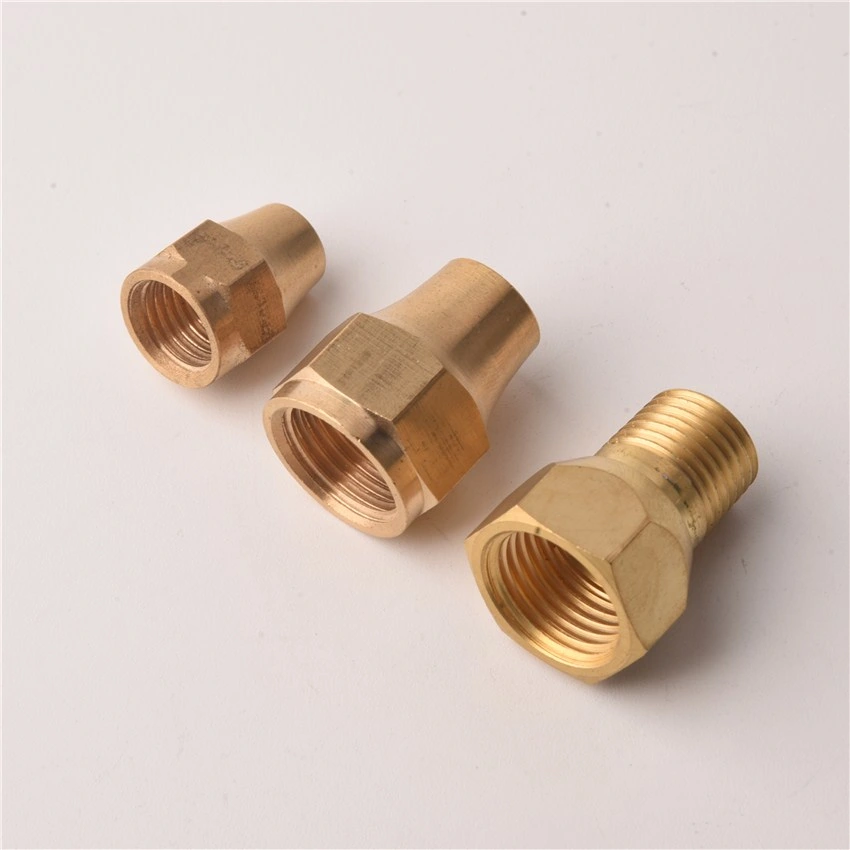 Hex Nipple Brass Pipe Elbow Coupling Union Sanitary Tap Connector Fitting