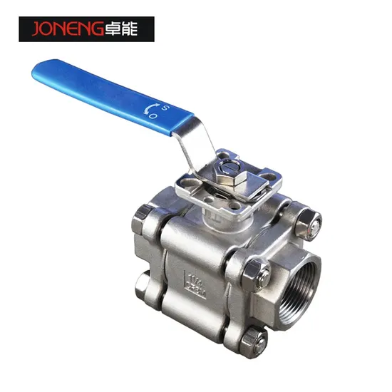 Stainless Steel Hygienic High Pressure Three Piece Sanitary Ball Valve