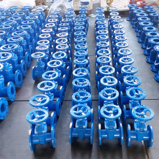 BS 5150/ DIN 3352 F4 F5/ Awwa C515 Double Flanged 2-36 Inch Non Rising Stem Gate Valve Ductile Iron Stainless Steel CF8 CF8m with Resilient Seat