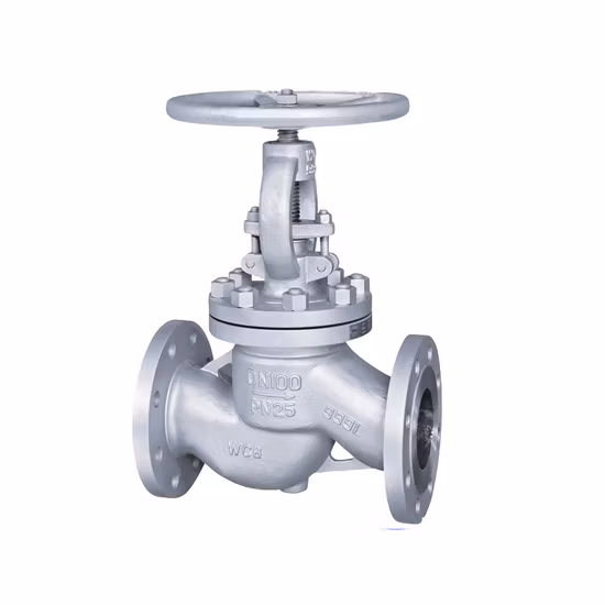 304L/316L Manual Stainless Steel Flange Stop Globe Valve with Hand