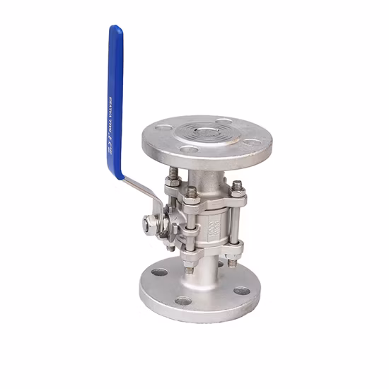 3PC Class150 Stainless Steel ANSI Flange Ball Valve