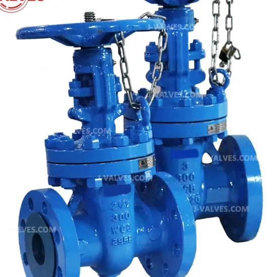 API Carbon Steel Wcb Flanged Rising Stem Gate Valve